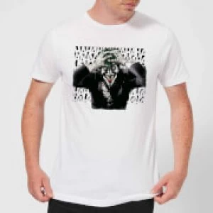 Image of DC Comics Batman Killing Joker HaHaHa T-Shirt - White - 5XL