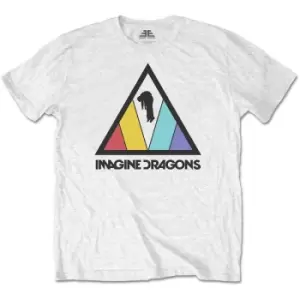Image of Imagine Dragons - Triangle Logo Kids 5-6 Years T-Shirt - White