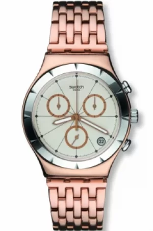 Image of Unisex Swatch Pushback Chronograph Watch YCG408G