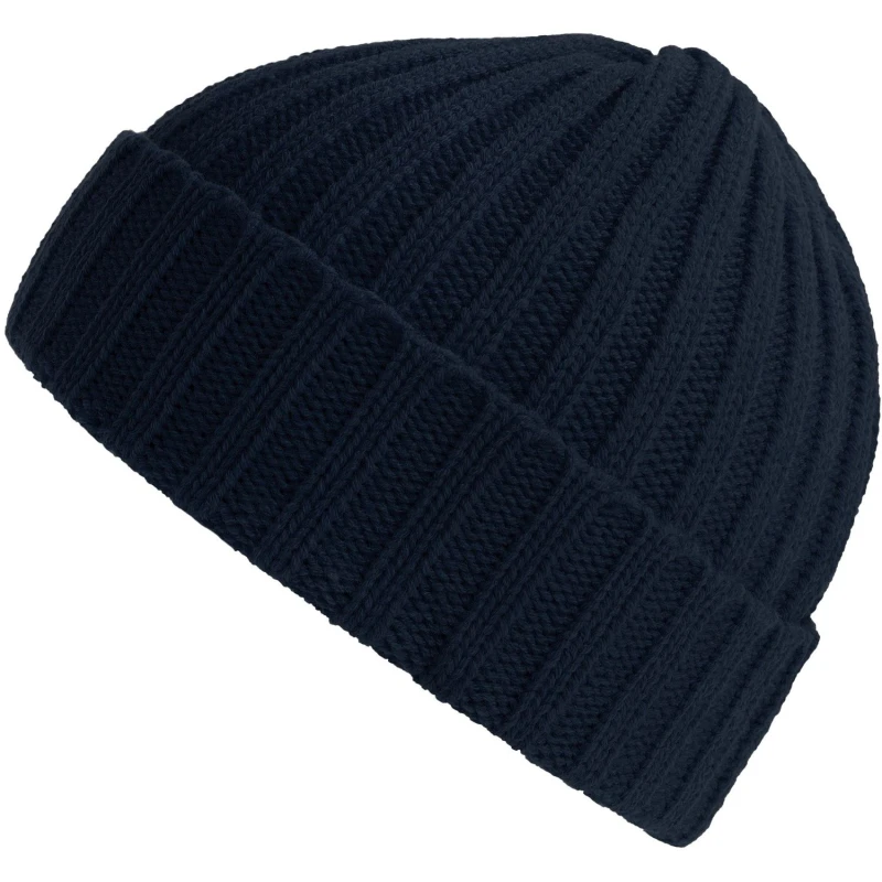 Image of Atlantis Atlantis Men Shore Chunky Beanie in Navy Navy One Size Male 5063470815388