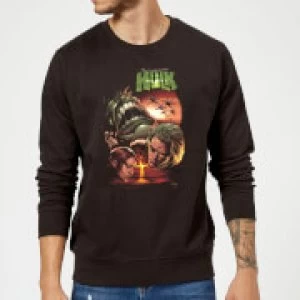 Image of Marvel Incredible Hulk Dead Like Me Sweatshirt - Black - S