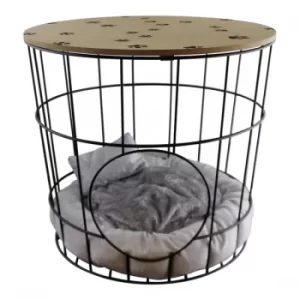 Image of Side Table With Pet Bed