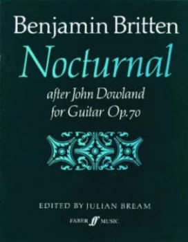 Image of Nocturnal After John Dowland Op. 70 by Benjamin Britten Book