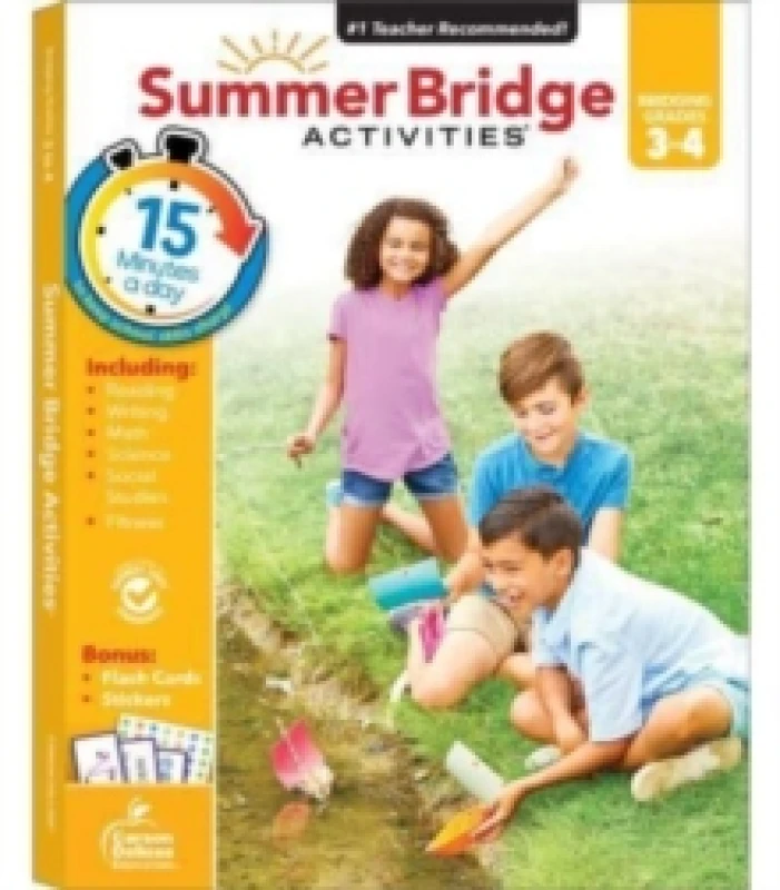 Image of summer bridge activities 3 4 grade workbooks math reading comprehension wri 9781483815831
