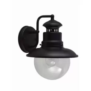 Image of Elstead Shipston - 1 Light Outdoor Wall Lantern Light Black, E27