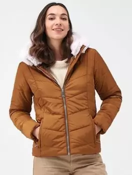 Image of Regatta Giovanna Fletcher - Wildrose Padded Jacket - Brown, Size 16, Women