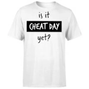 Image of Is it Cheat Day T-Shirt - White - 3XL