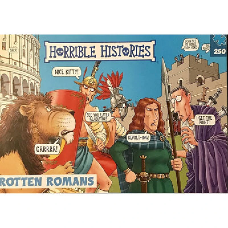 Image of University Games Horrible Histories Rotten Romans Jigsaw Puzzle 250 Pieces