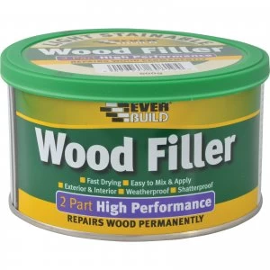 Image of Everbuild 2 Part High Performance Wood Filler Light 500g