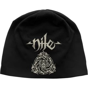 Image of Nile - Scarab Logo Unisex Beanie Hat - Black