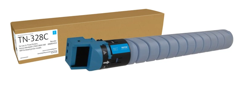 Image of Xerox Everyday Cyan Remanufactured Toner by Xerox compatible with Konica Minolta AAV8450 (AAV8450), Standard capacity 006R04932