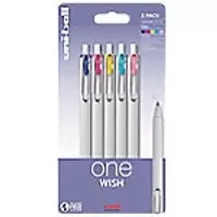 Image of Uni-ball Ballpoint Pen 238212723 Assorted 0.35mm Pack of 5