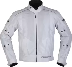 Image of Modeka Veo Air Motorcycle Jacket, white, Size L, white, Size L