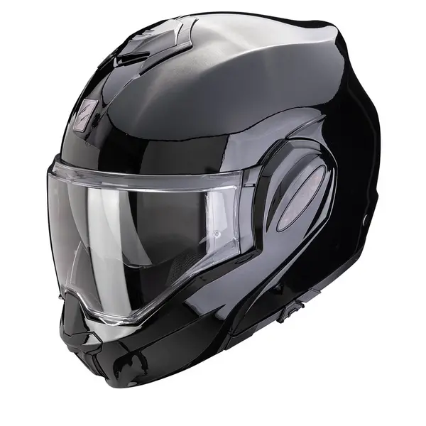 Image of Scorpion Exo-Tech Evo Pro Solid Metallic Black Modular Helmet M