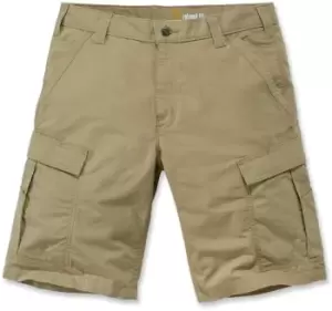 Image of Carhartt Force Broxton Cargo Shorts, green-brown, Size 38, green-brown, Size 38