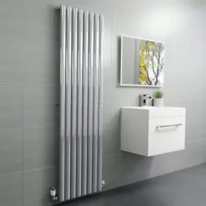 Image of Chrome Vertical Single Panel Radiator 1600 x 480mm - Margo