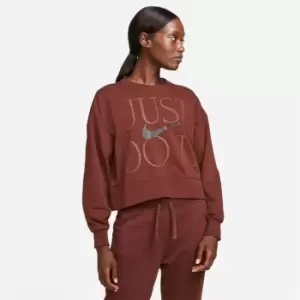 Image of Nike DriFit Get Fit Crew Sweatshirt Womens - Metallics