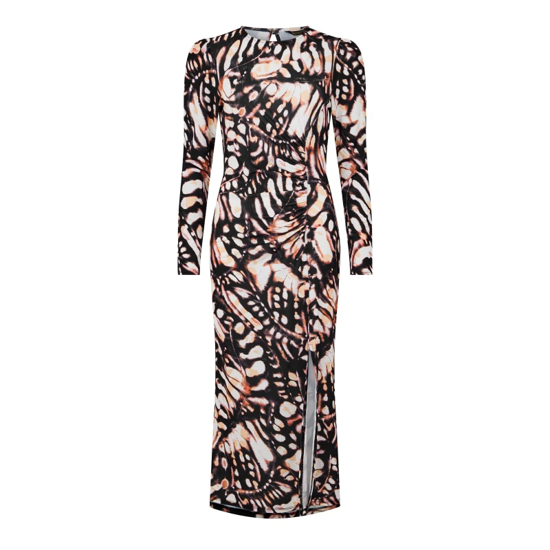 Image of Biba Jersey Midi Dress Butterfly female 8 (XS)