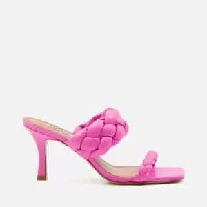 Image of Dune Message Leather Heeled Mules - UK 3