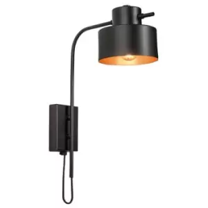 Image of Larissa Neo Sconce Wall Lamp Black- Copper 1 Light