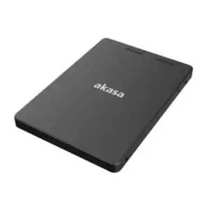 Image of Akasa M.2 SATA SSD to 2.5" SATA Adapter Enclosure Aluminium Plug...