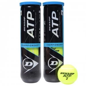 Image of Dunlop ATP 2 Pack Tennis Balls - Yellow
