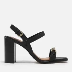 Image of Dune Junior Leather Heeled Sandals - UK 4