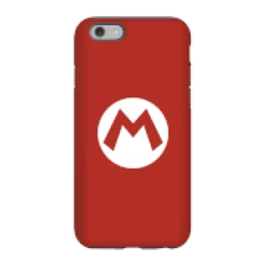 Image of Nintendo Super Mario Mario Logo Phone Case - iPhone 6 - Tough Case - Gloss