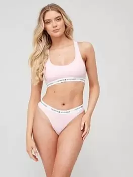 Image of Tommy Hilfiger Thong - Pink, Size L, Women