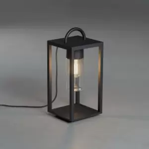 Image of Bologna Outdoor Modern Floor Light E27 230V Black, IP44