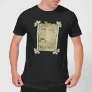 Image of The Flintstones The Gang's All Here Mens T-Shirt - Black