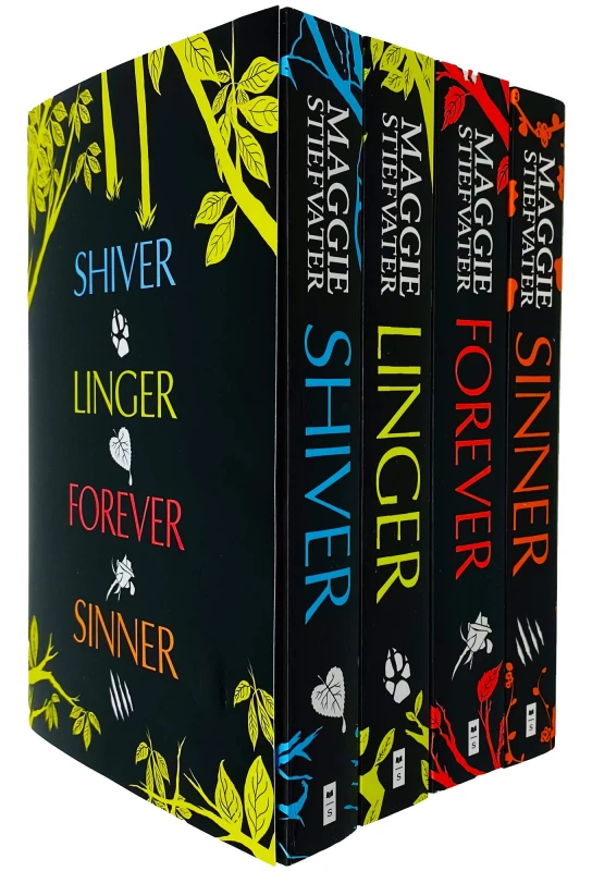 Image of Wolves Of Mercy Falls Series 4 Book Set Shiver Linger Forever Sinner Maggie Stiefvater Maggie Stiefvater Books