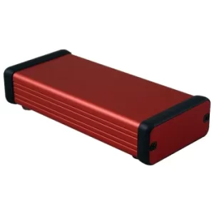 Image of Hammond 1455C1201RD Extruded Aluminium Enclosure 120 x 54 x 23mm Red
