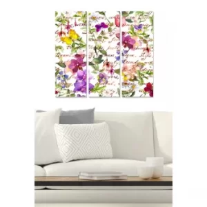 Image of MDF311815349 Multicolor Decorative MDF Painting (3 Pieces)