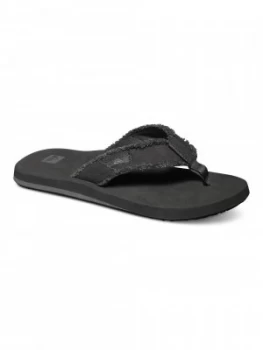 Image of Quiksilver Mens Monkey Abyss Sandal Black