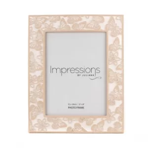 Image of Impressions Butterfly Embossed Resin Photo Frame 6" x 8"