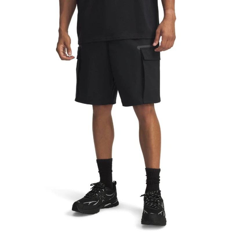 Image of Under Armour Unstoppable Utility 9.25in Shorts Black male L