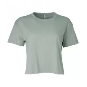 Image of Next Level Womens/Ladies Festival Cali Short-Sleeved T-Shirt (XXL) (Stonewash Green)