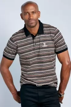 Image of Guinness Short Sleeve Fine Stripe Polo Shirt