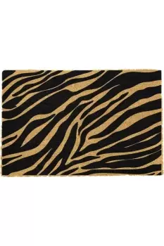 Image of Zebra Print Doormat - Regular 60x40cm