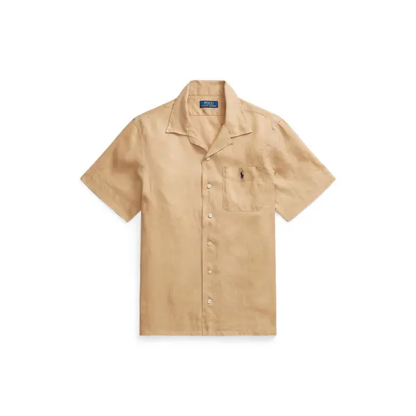 Image of Linen Short Sleeve Shirt