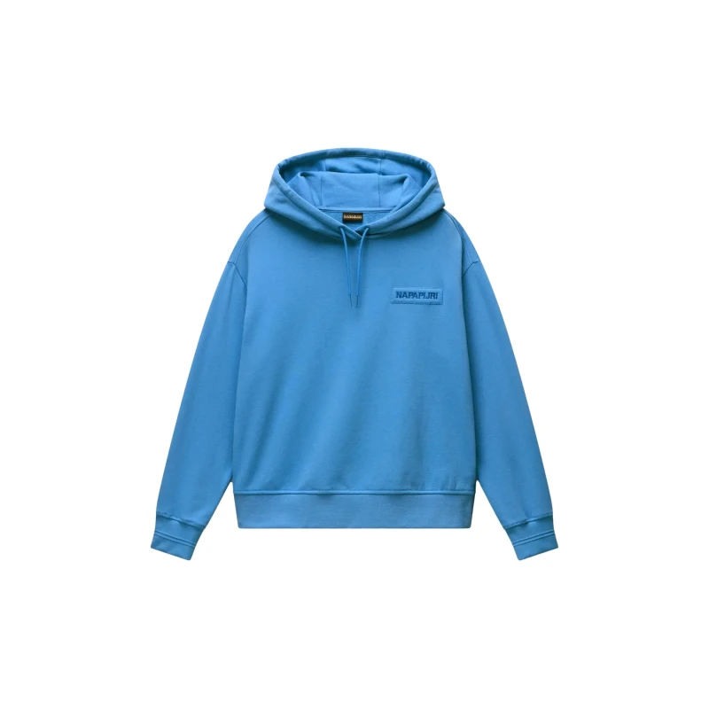 Image of Womens French Terry Hoodie Napapijri Clarao Bleu Female XL