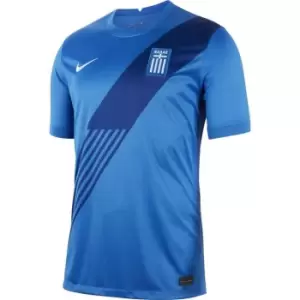 Image of Nike Greece Away Shirt 2020 - Blue