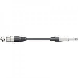 Image of Qtx 190.085UK audio cable 1.5 m XLR (3-pin) 6.35mm Black