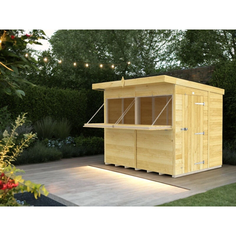 Image of DIY Sheds 8 x 6 BAR, Brown 8X6PBARFF