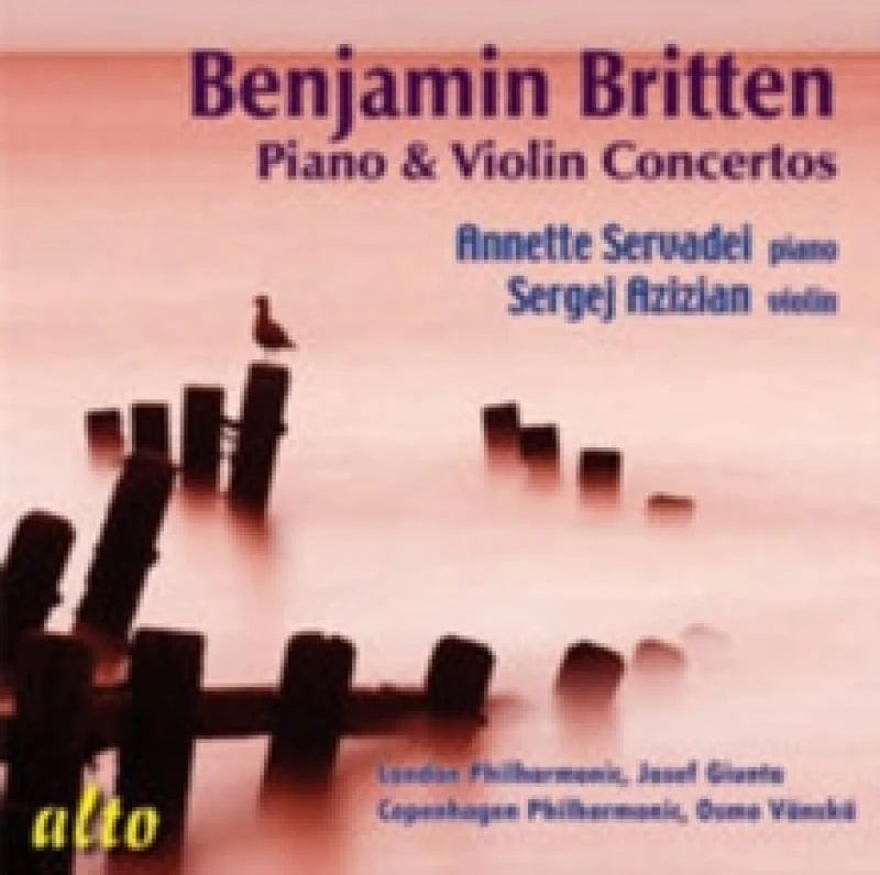 Image of Britten: Piano & Violin Concertos CD / Album