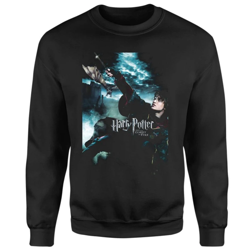 Image of Harry Potter Goblet Of Fire Sweatshirt - Black - L