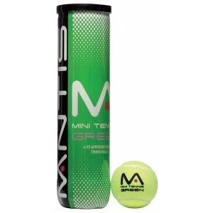 Image of MANTIS Mini Tennis Green Balls Tube of 4