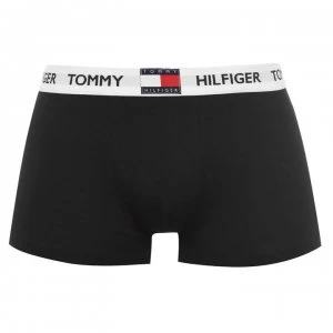 Image of Tommy Bodywear Large Logo Trunks - PVH Black