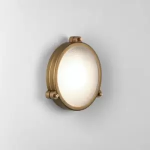 Image of Astro Malibu Outdoor Coastal Bulkhead Wall Light Solid Brass IP65, E27